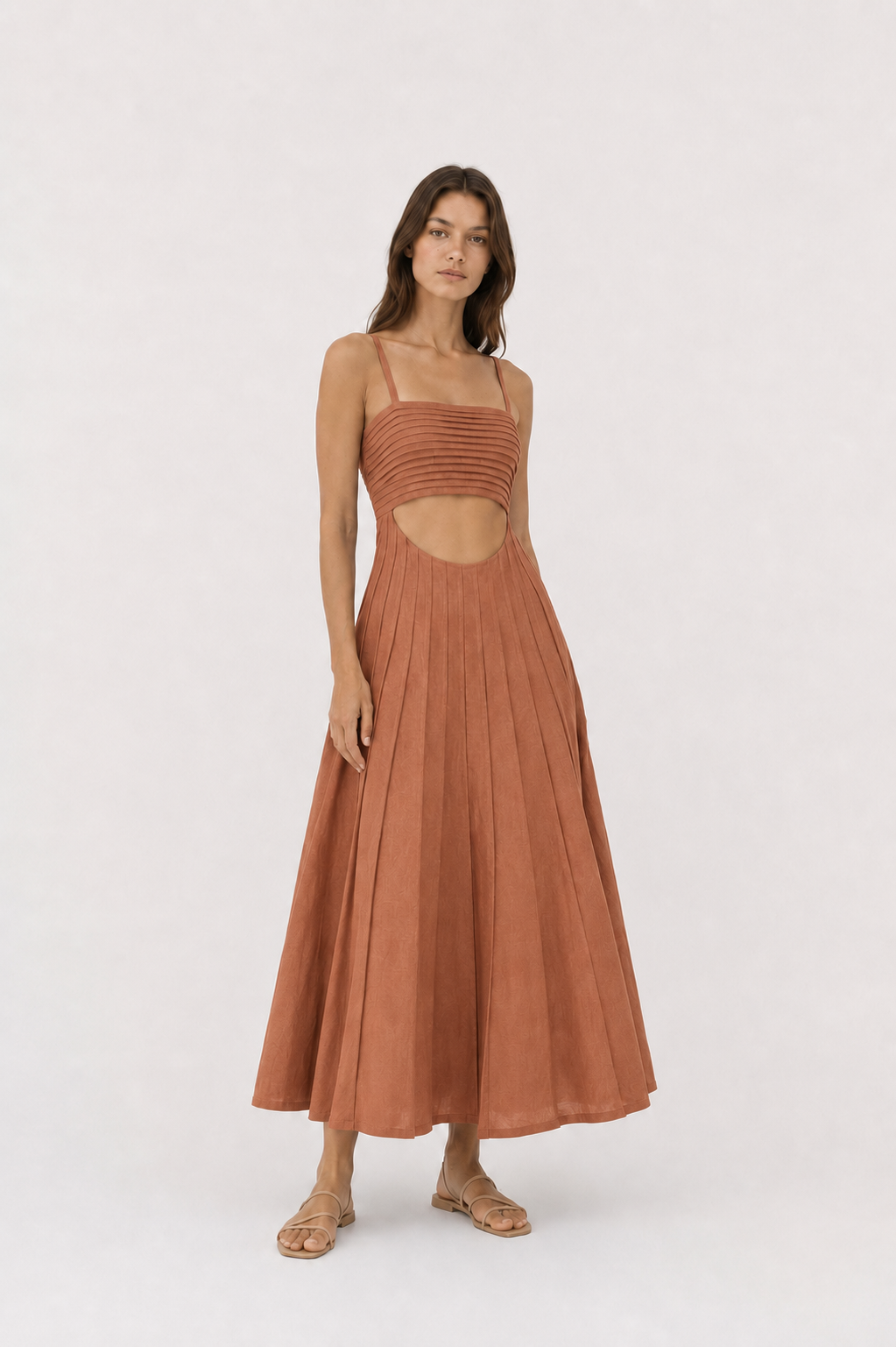 Cayo Cutout Midi Dress — Laila collection