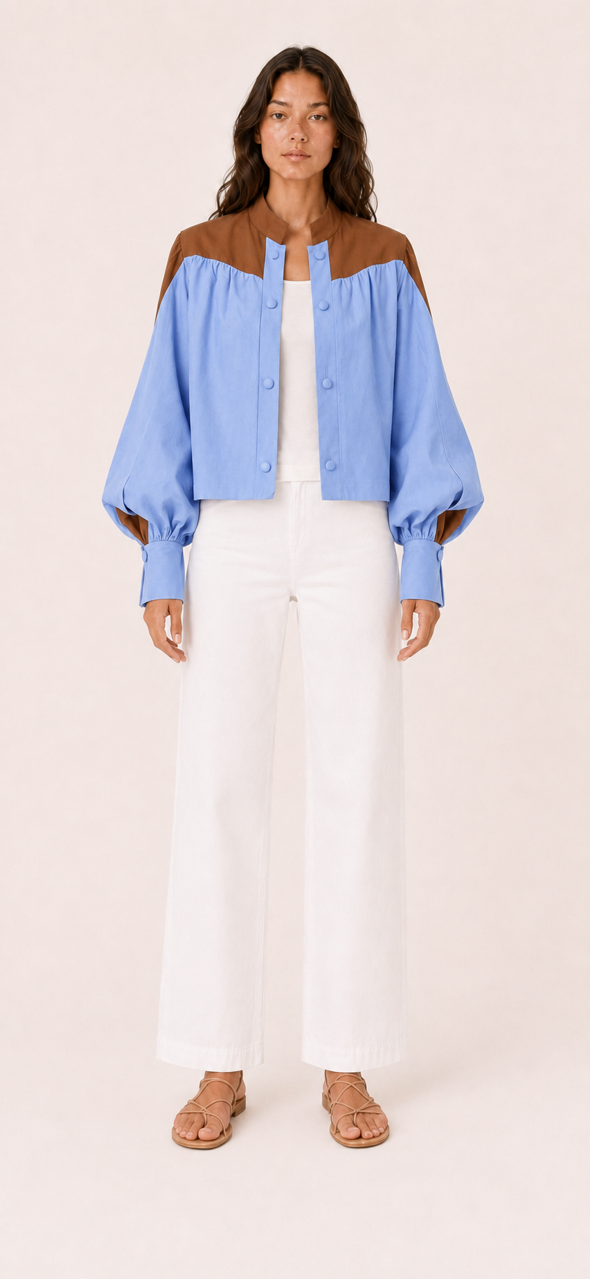 Alborada Colorblock Bomber Jacket — Laila collection