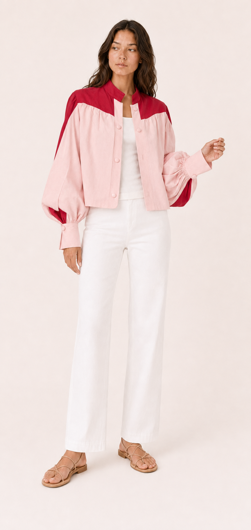 Alborada Colorblock Bomber Jacket — Laila collection