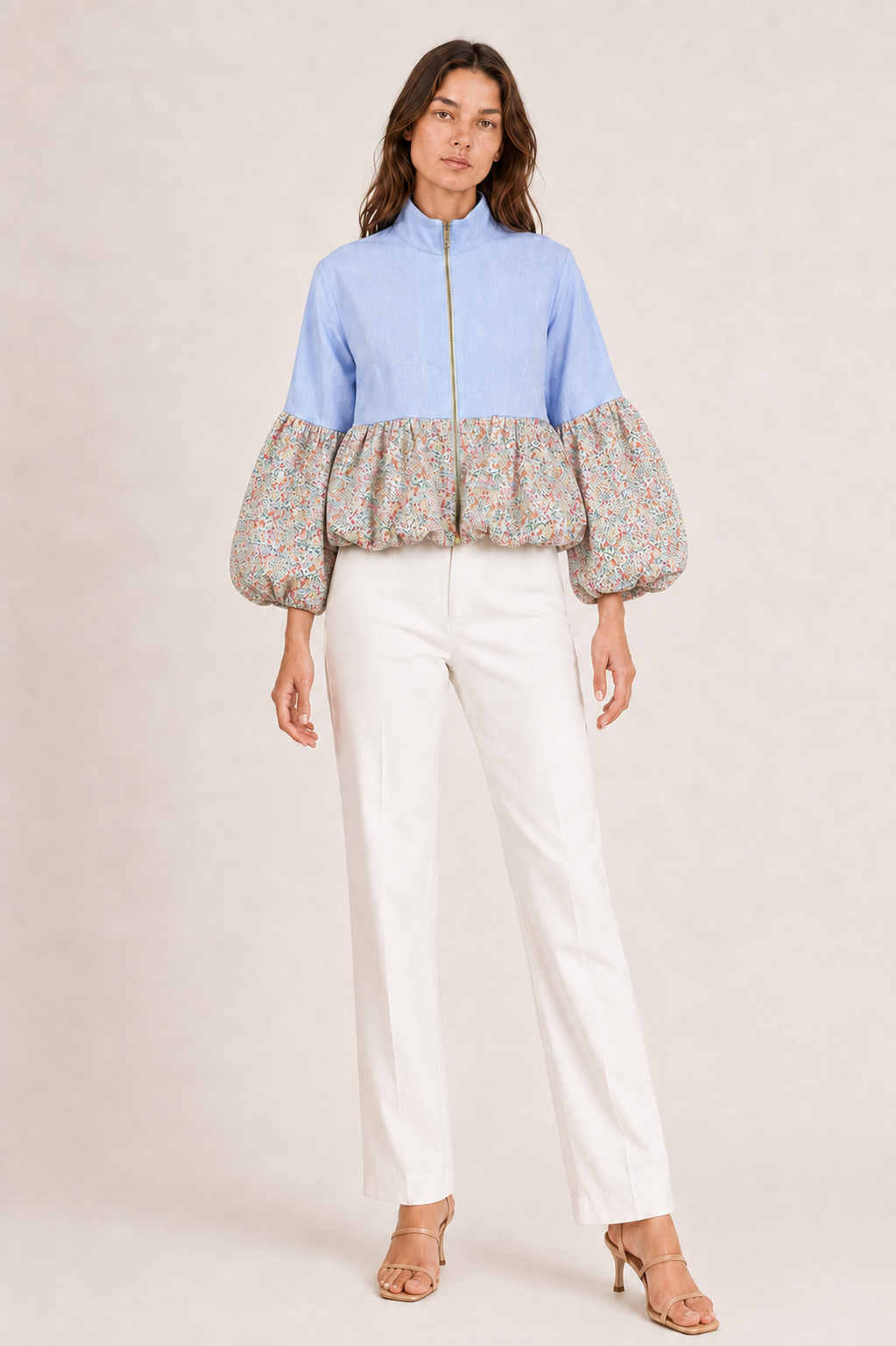 Silvestre Floral Volume Jacket — Laila collection