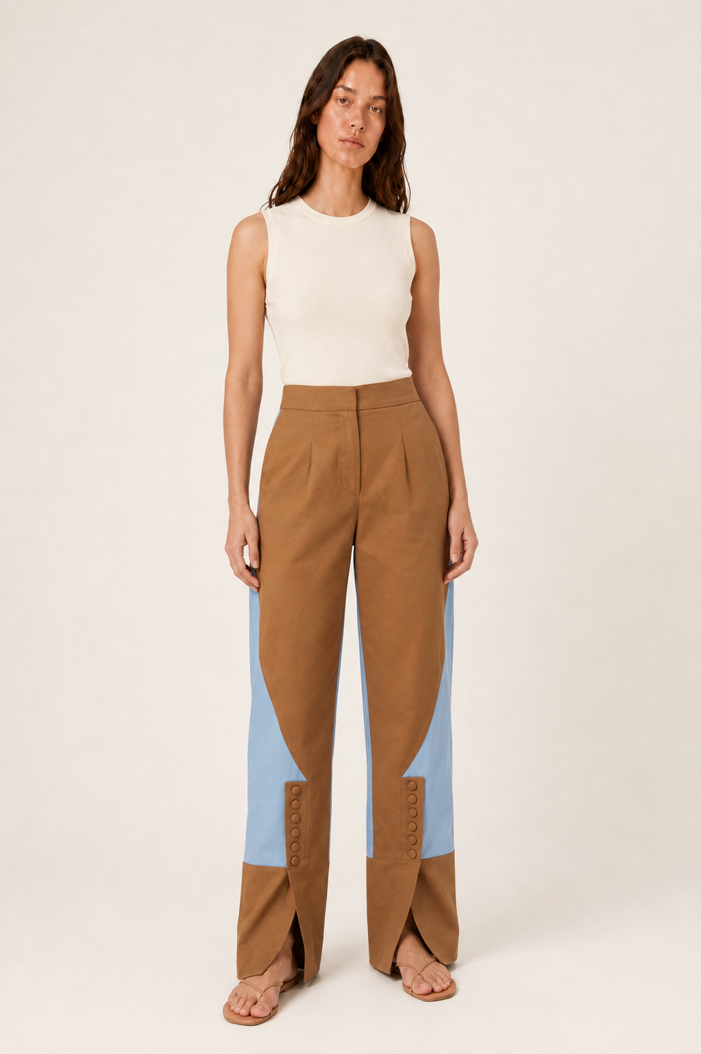 Marina Button Trouser — Laila collection