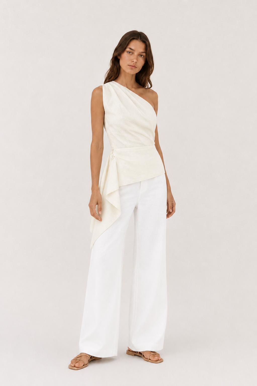 Brisa One-Shoulder Blouse — Laila collection
