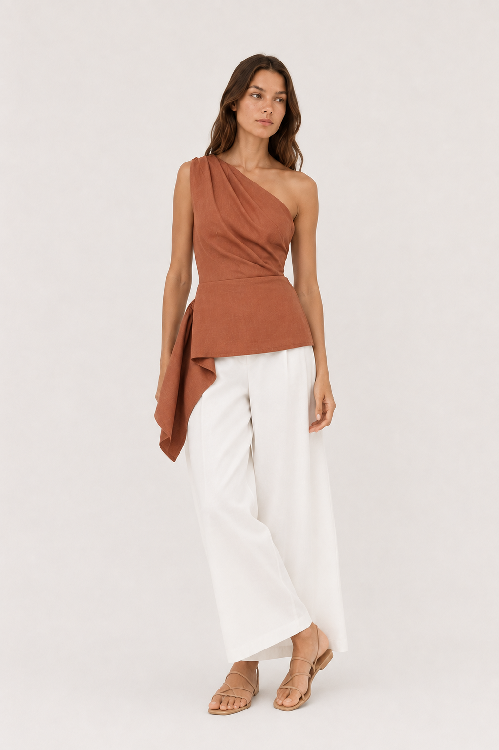 Brisa One-Shoulder Blouse — Laila collection