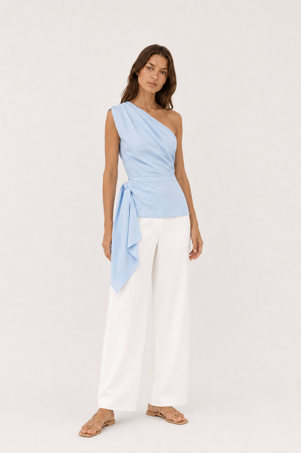 Brisa One-Shoulder Blouse — Laila collection