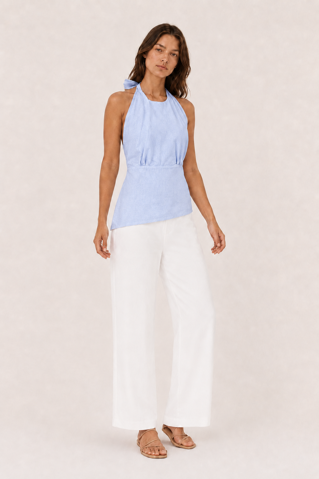 Isla Open-Back Halter Top — Laila collection