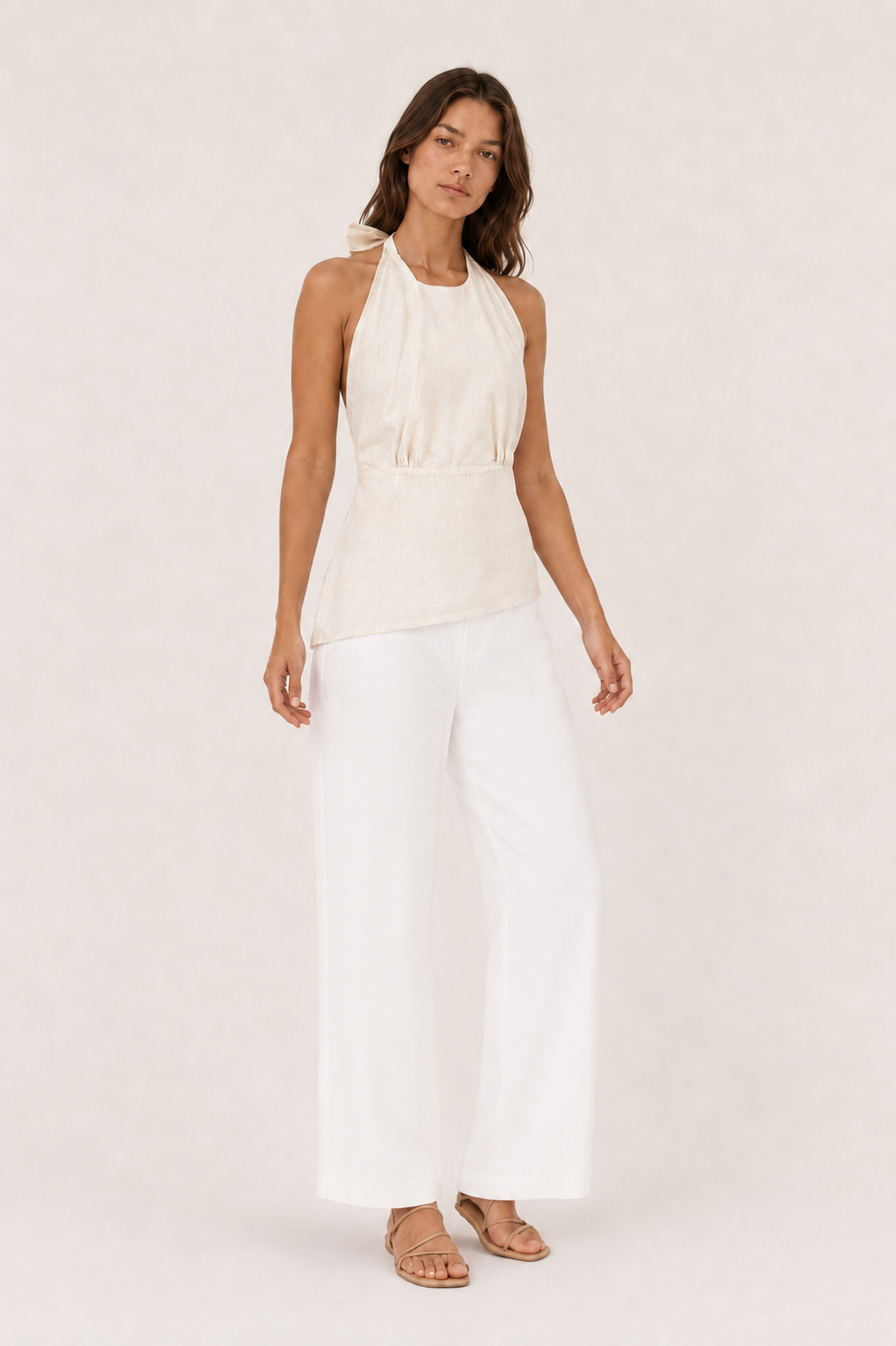 Isla Open-Back Halter Top — Laila collection