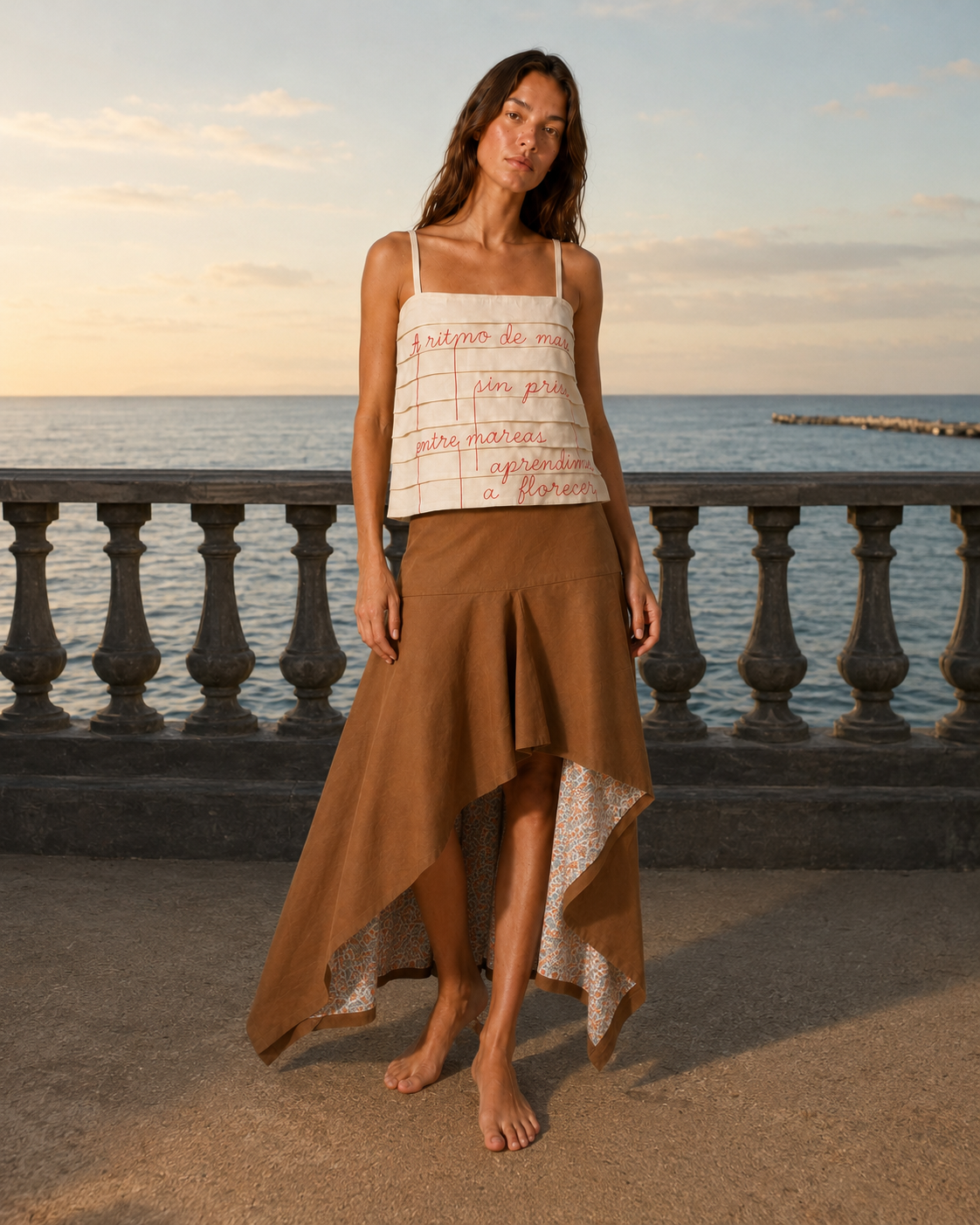 Cala Deconstructed Skirt — LAILA editorial campaign